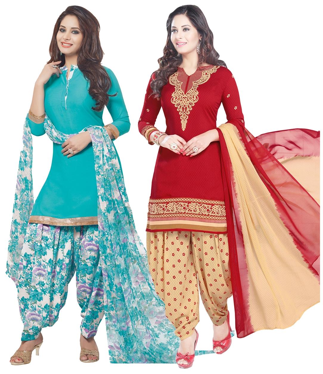 Red Silk Dress Material Polyester
